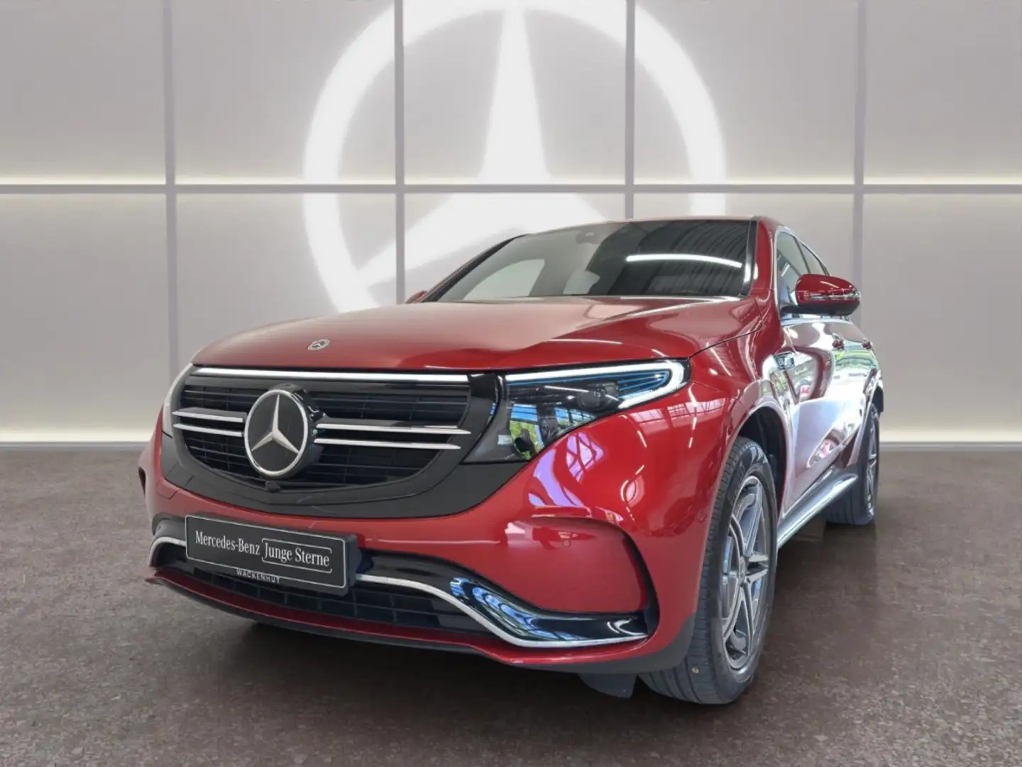 Mercedes-Benz EQC 400 4M AMG DIST+SHD+HUD+AUGM+VERK.ASS+MULTIB Rot - 2