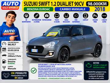 SWIFT 1.2 DUALJET EURO6C CAMERA/CARPLAY/NEOPATENTATI