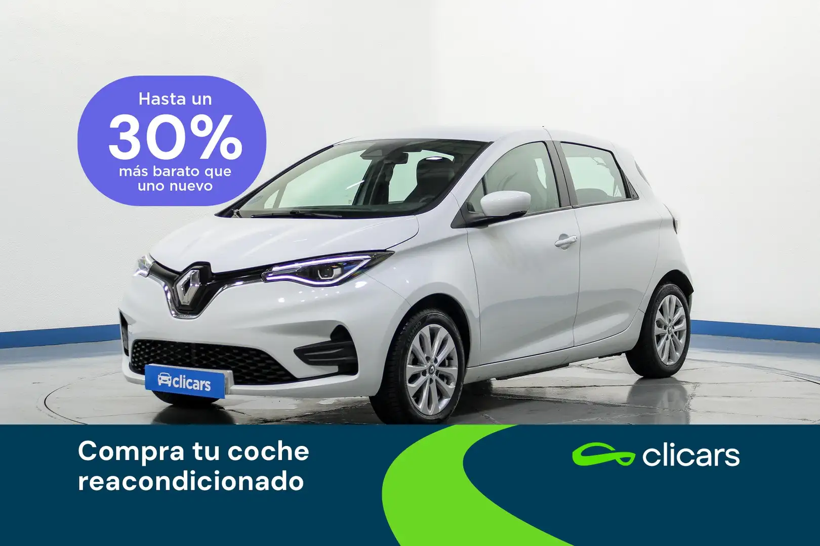 Renault ZOE Intens 50 R110 80kW Biały - 1