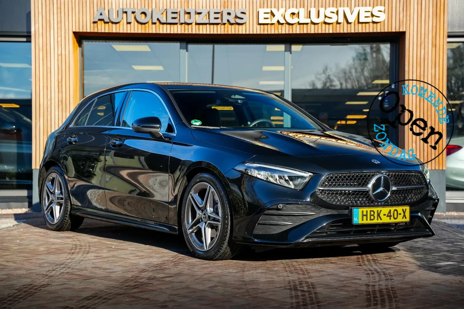 Mercedes-Benz A 200 d AMG Camera Ambient Widescreen Cruise Dode Hoek Zwart - 1