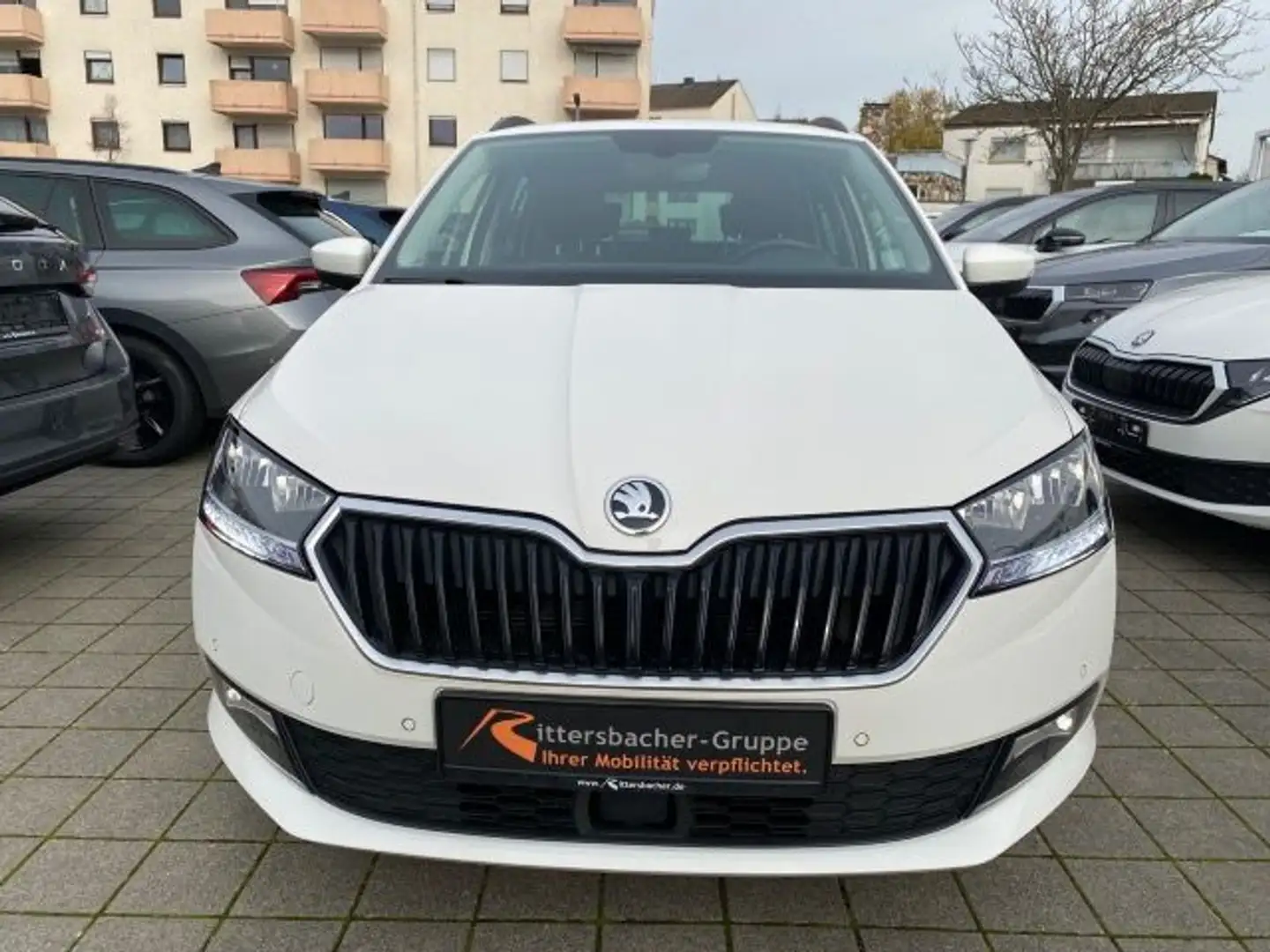 Skoda Fabia Combi 1.0 TSI Ambition Parksens. NAVI Weiß - 2