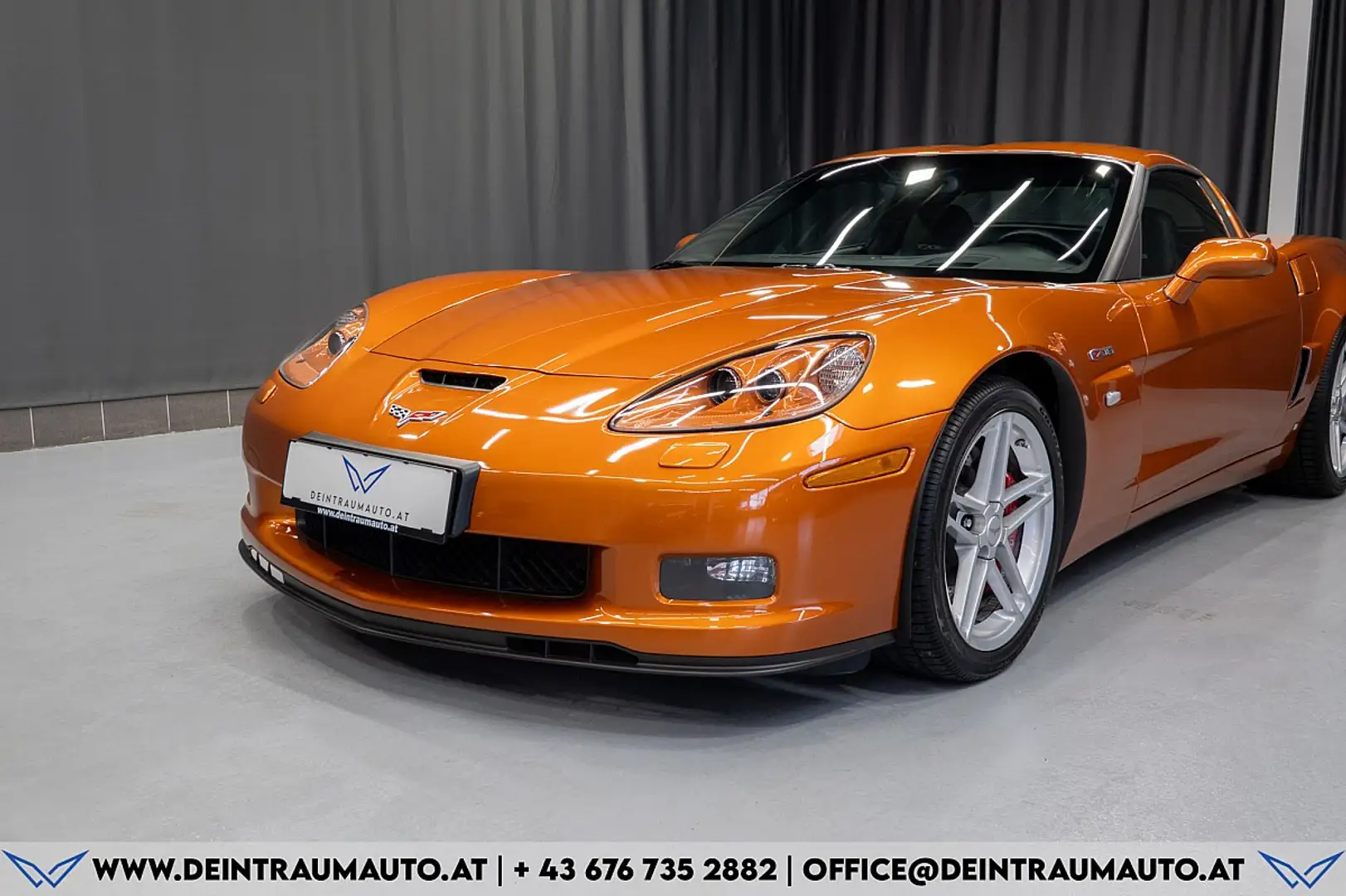 Chevrolet Corvette Z06 7,0 V8 NUR 2.000KM! Ö-1.BESITZ*NEUWAGEN*SON... Orange - 2