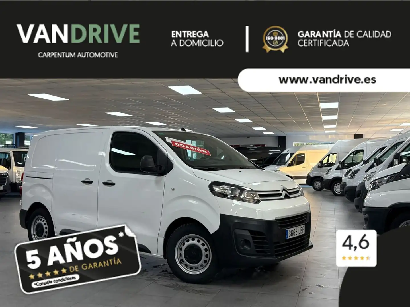 Citroen Jumpy Fg. BlueHDI Talla XS Confort 115 S&S Blanc - 1