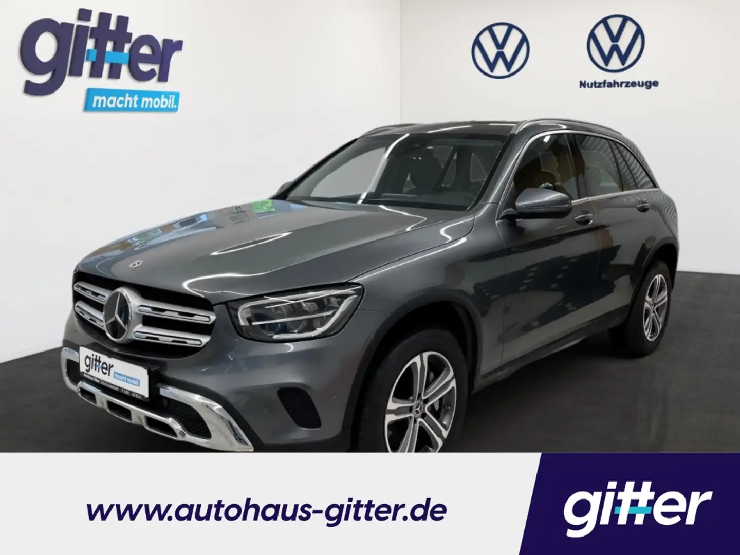 Mercedes-Benz GLC 300 de 4Matic ACC LED ISOFIX CAR PLAY AHZV NAVI Сірий - 1