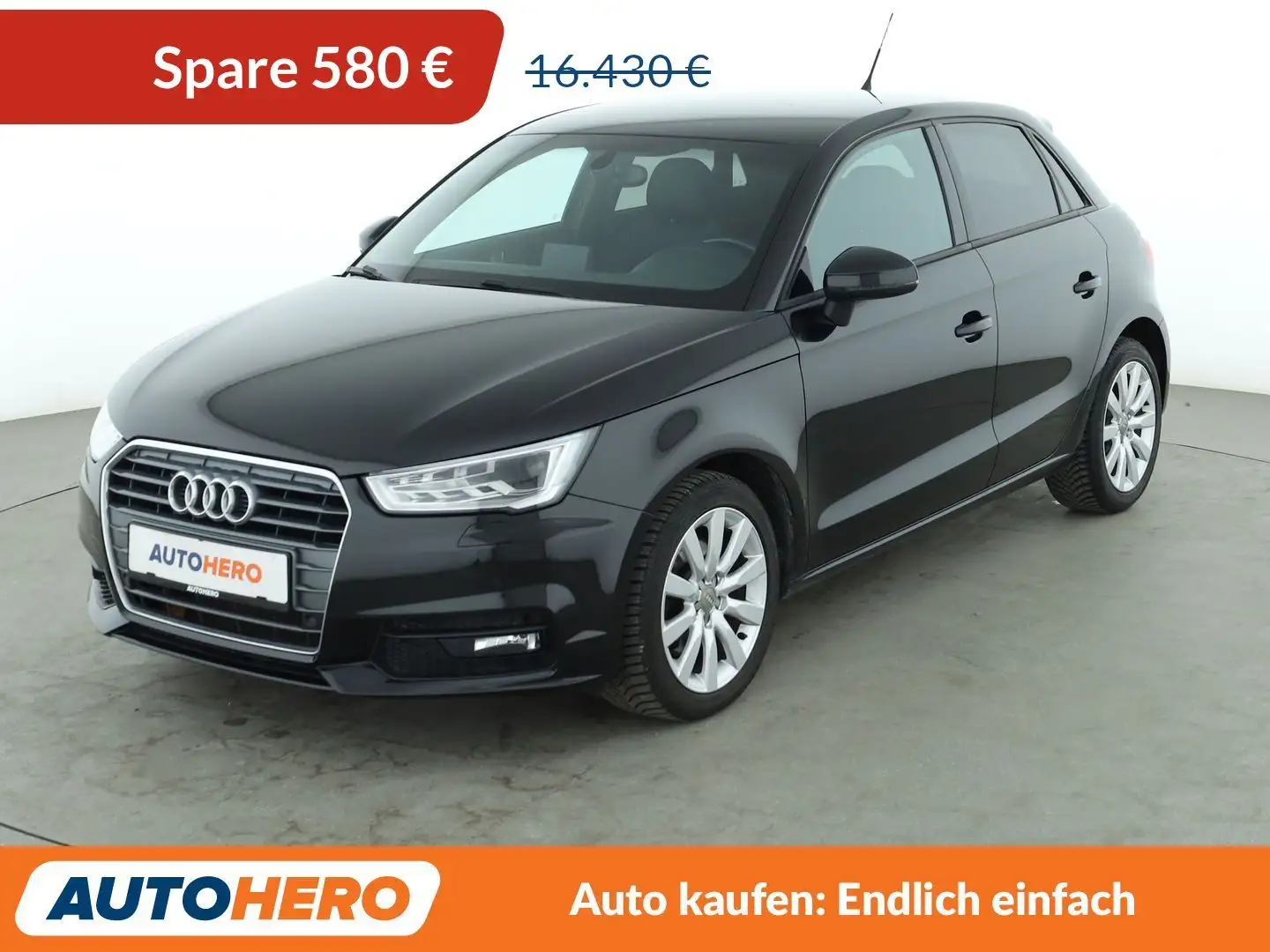 Audi A1 1.6 TDI Sport*NAVI*XENON*TEMPO*PDC*SHZ* Schwarz - 1