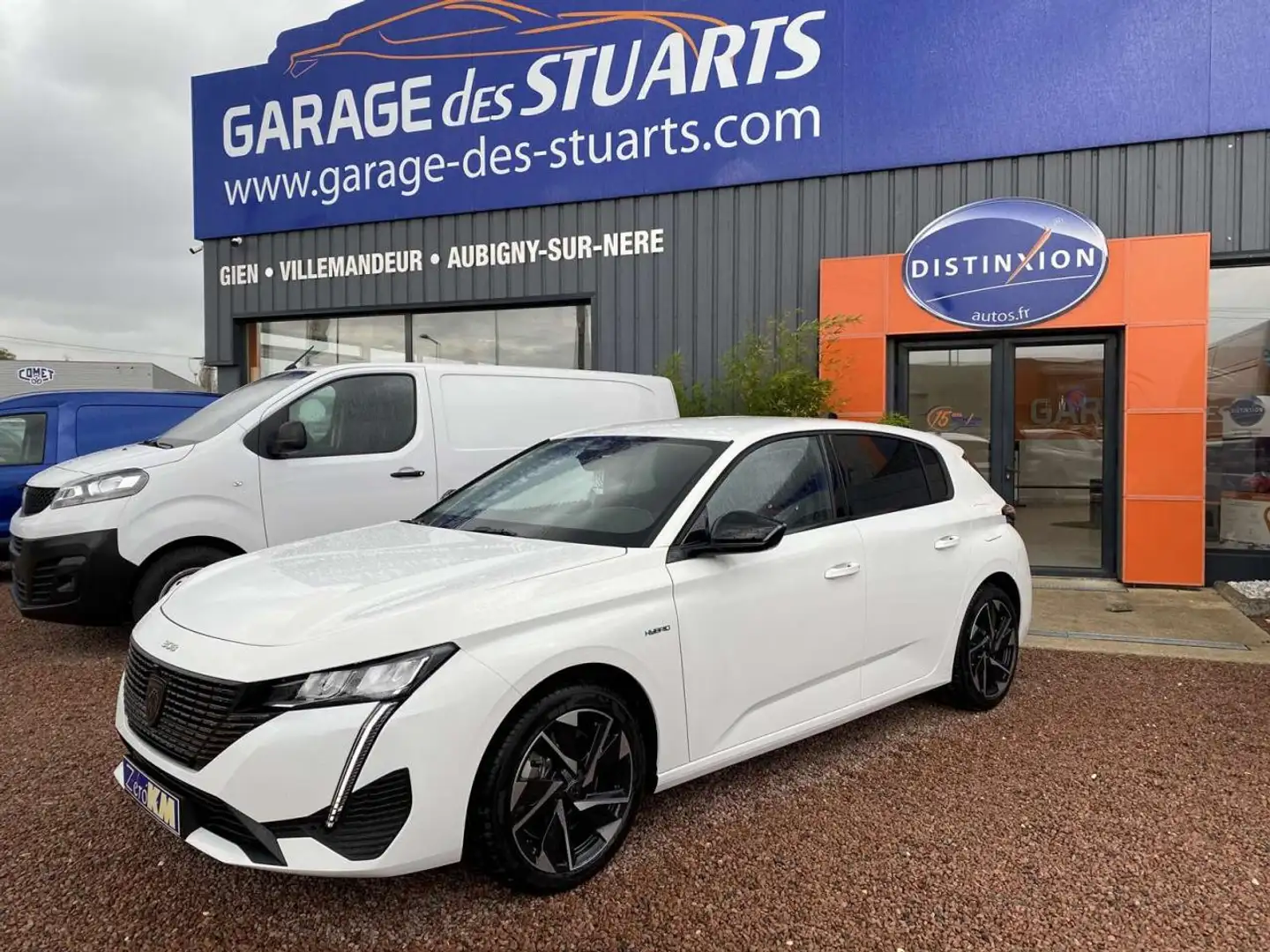 Peugeot 308 1.6 PHEV - 180 - BV e-EAT8  III Allure Pack Blanc - 1