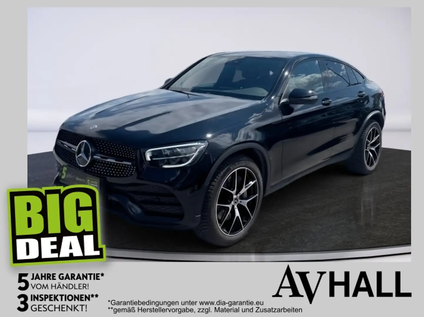 Mercedes-Benz GLC 220 d Coupe 4MATIC Rückfahrkamera,Navi Schwarz - 1