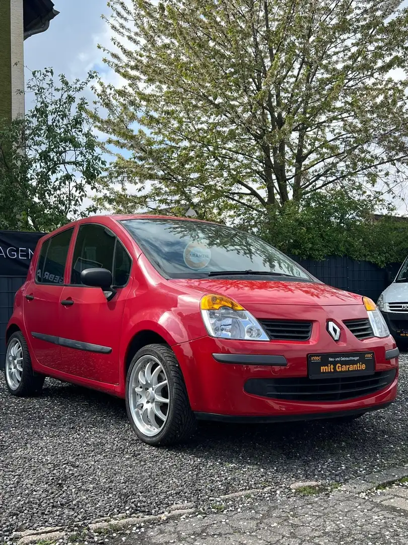 Renault Modus 1,2Authentique/TÜV-NEU/INSPEKTION/Z.RIEMEN-NEU Piros - 2