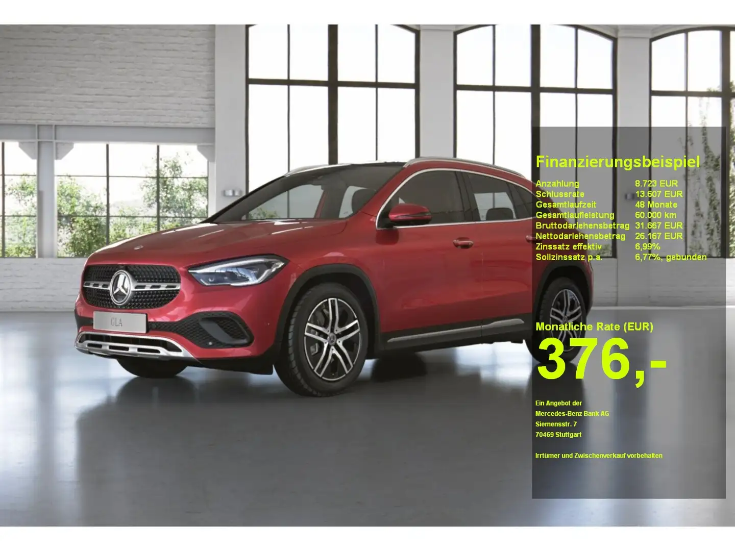 Mercedes-Benz GLA 250 e PROGRESSIVE+MBUX+DISTR+MBEAM+PANO+AHK Rot - 1