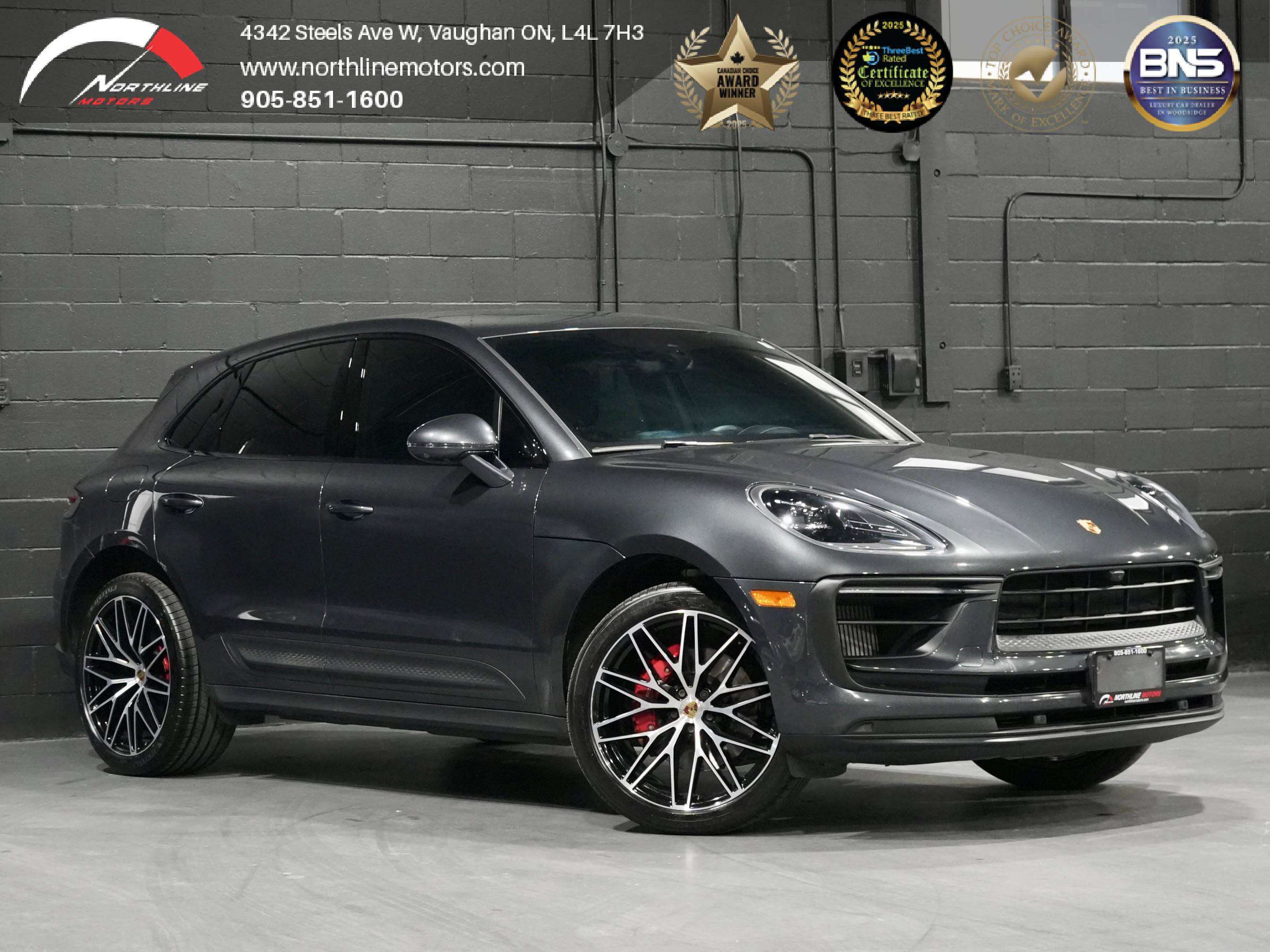 Black 2023 Porsche Macan S AWD SUV / Crossover All-Wheel Drive Automatic