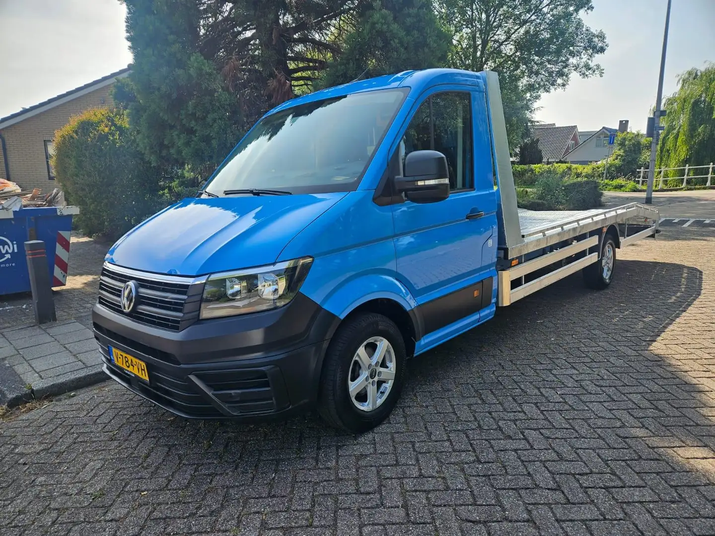 Volkswagen Crafter 2.0 TDI Oprijwagen Autotransporter Airco 1527 KG L Blauw - 1