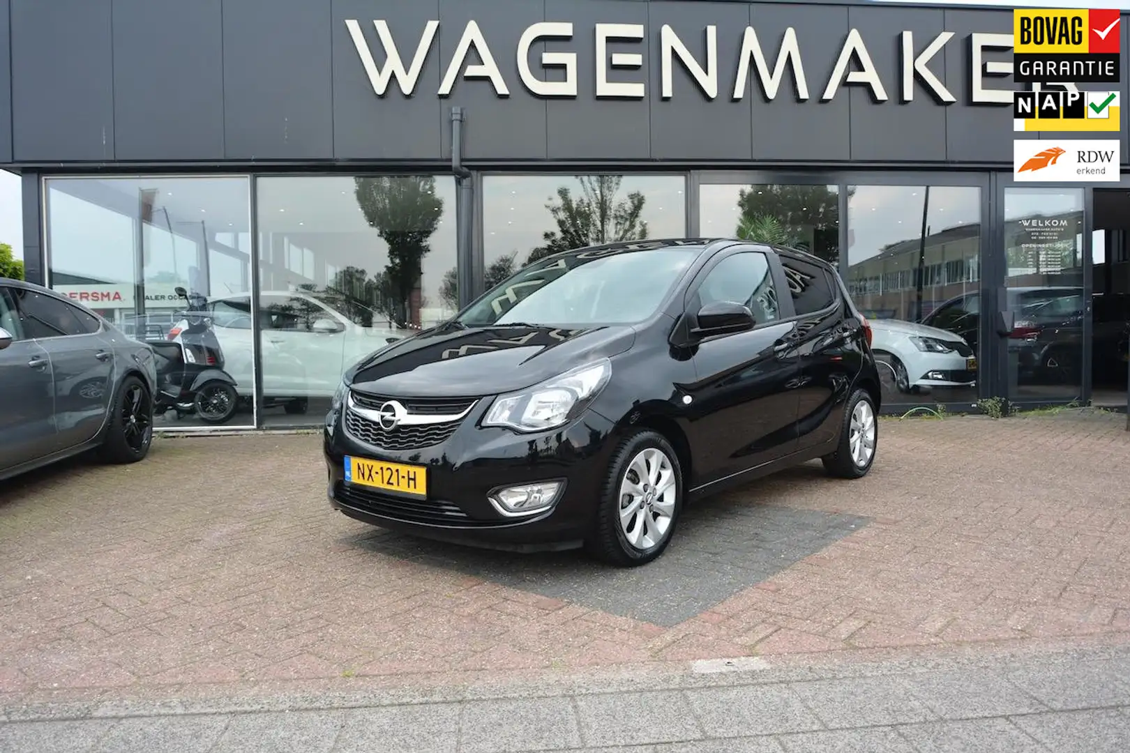 Opel Karl 1.0 ecoFLEX Innovation Clima|Cruise|Pdc|Leder! Zwart - 1