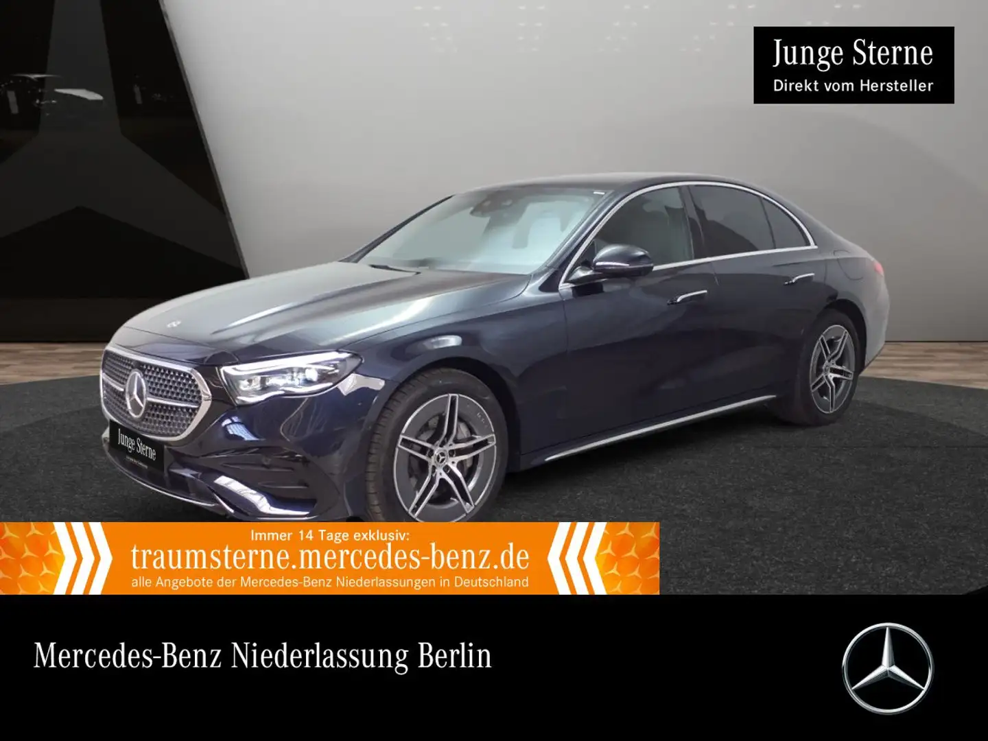 Mercedes-Benz E 300 e AMG Fahrass 360° Distr. Spurhalt-Ass PTS Blau - 1