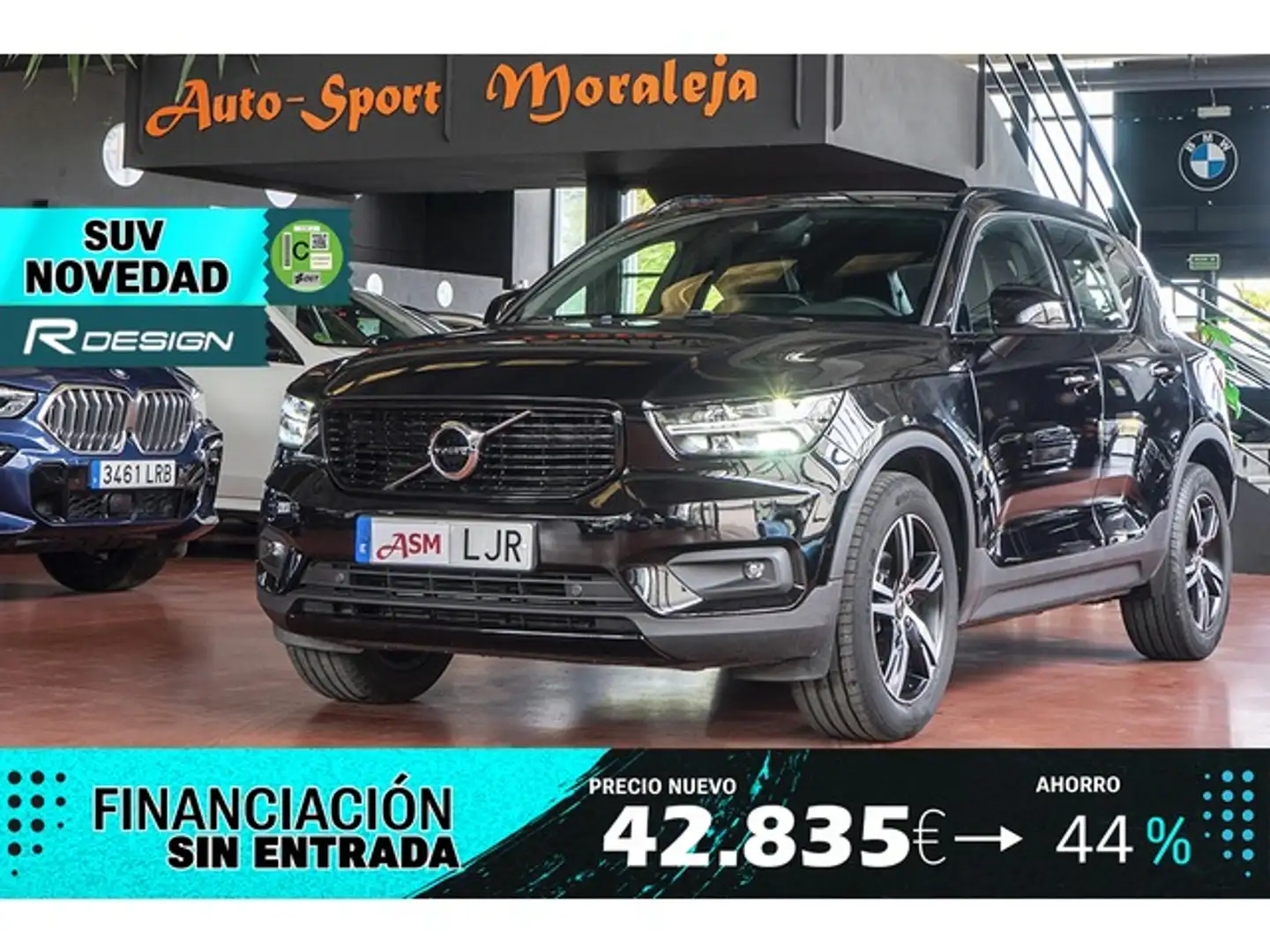 Volvo XC40 T3 R-Design Aut. Negro - 1