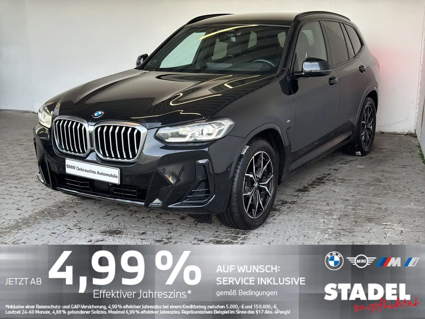 BMW X3 xDrive30d M Sport Navi.LED.Standhz.AHK.Gestik Schwarz - 2