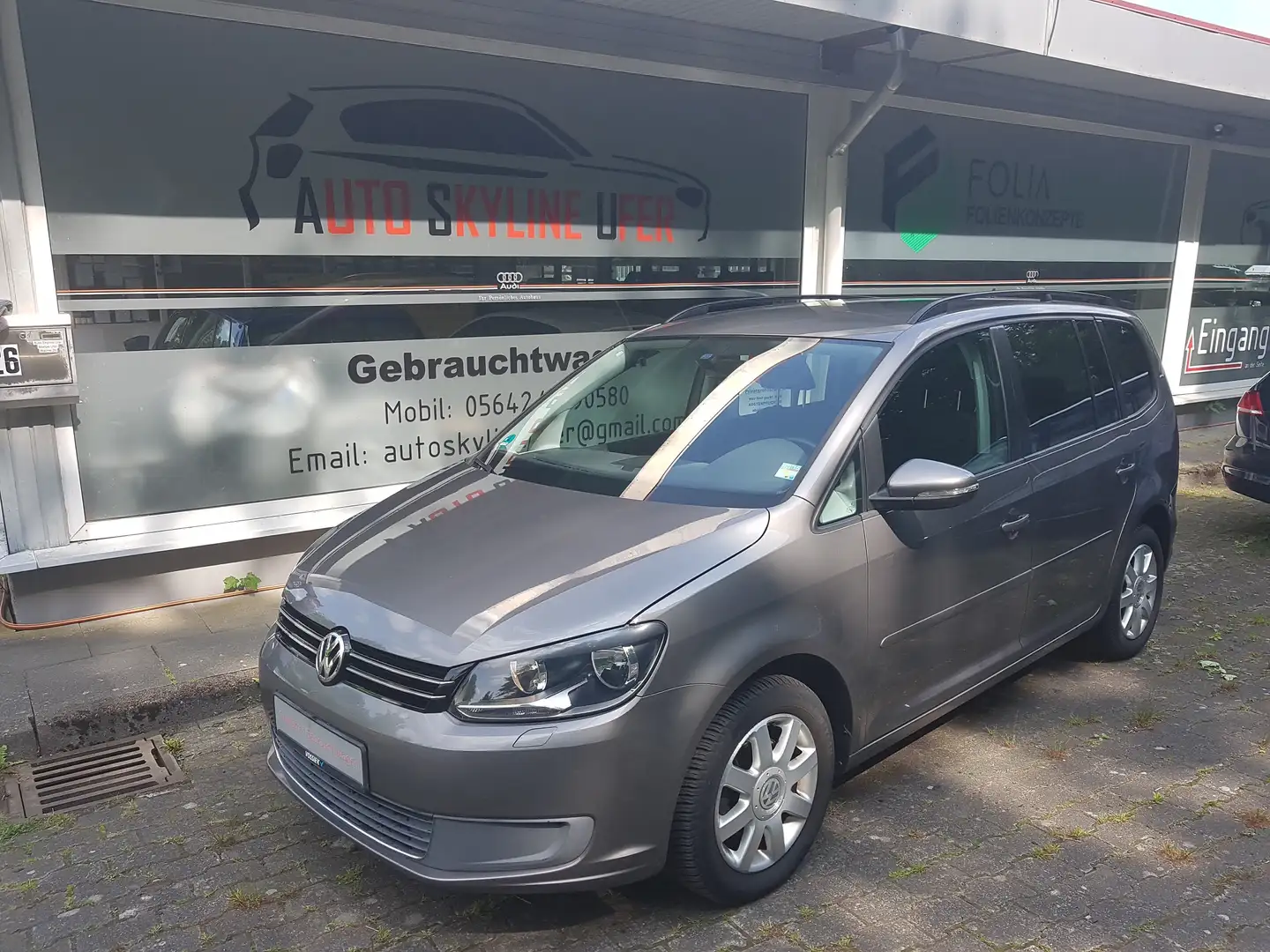Volkswagen Touran Comfortline 2HD+VW SCHECKHEFT+STANDHEIZUNG+SH+ALLW Gris - 1