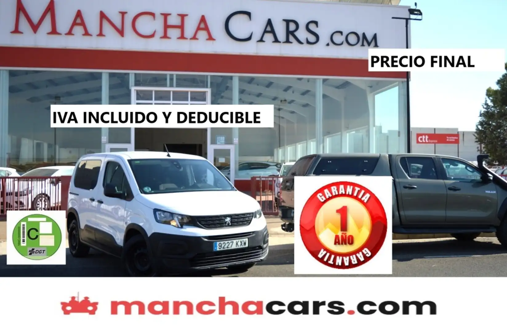 Peugeot Rifter 1.5BlueHDi S&S Standard Access 100 Blanco - 2