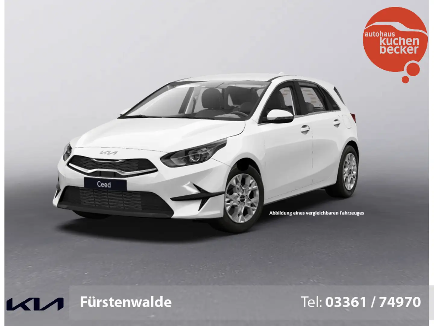 Kia Ceed / cee'd Weiß - 1