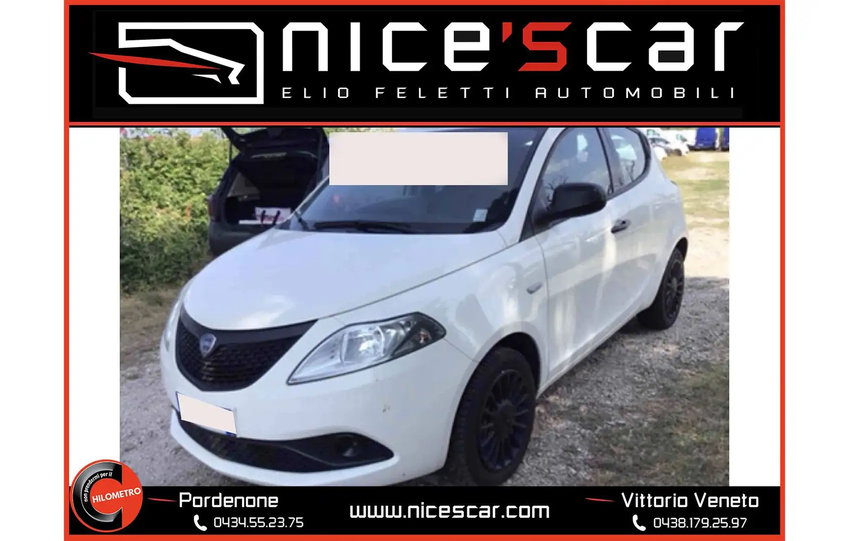 Lancia Ypsilon 1.0 FireFly 5 porte S&S Hybrid Silver Wit - 1