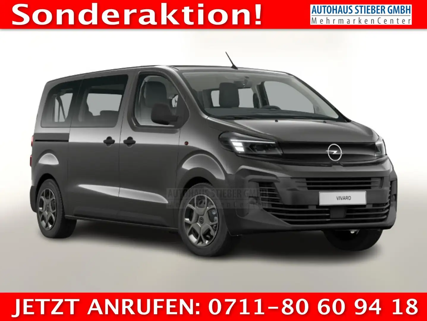 Opel Vivaro L 2.0 D177 AT8 9S Klimaaut 2xSchiebe LED 130 kW... Szürke - 1