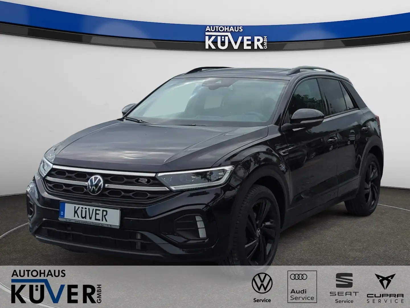 Volkswagen T-Roc R-Line 1,5 TSI DSG Navi+Pano+AHK+Matrix Schwarz - 1