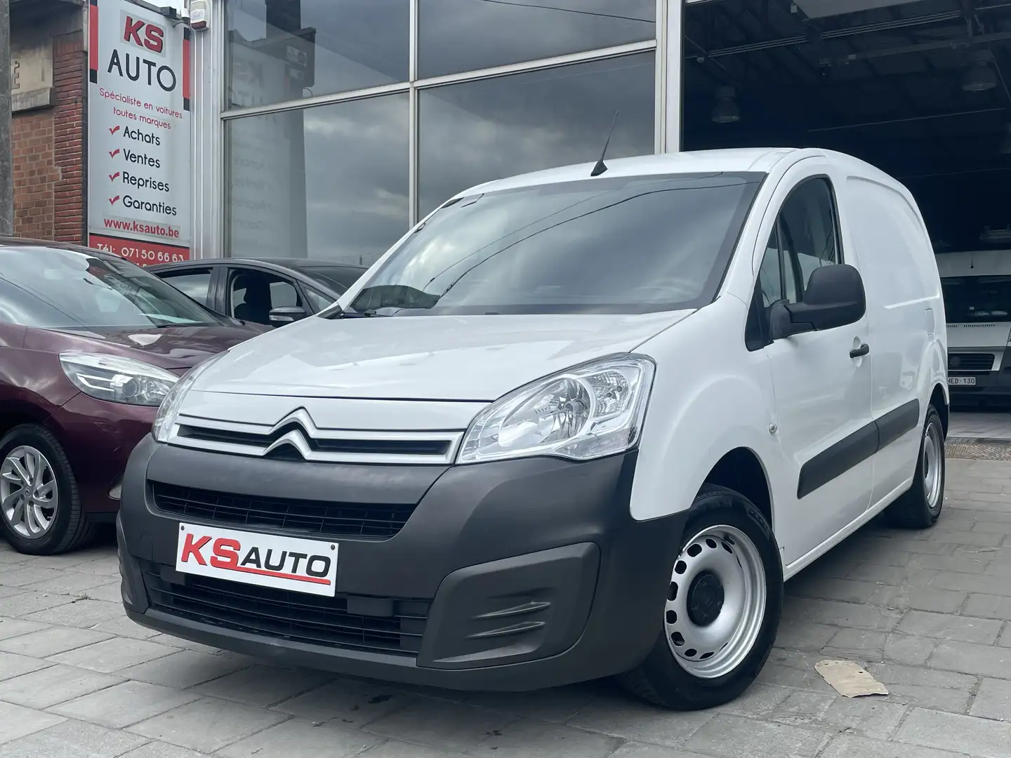 Citroen Berlingo 1.6eHDI/194.453KM/AIRCO/NAVI/UTILITAIRE/EURO 6B Blanco - 1