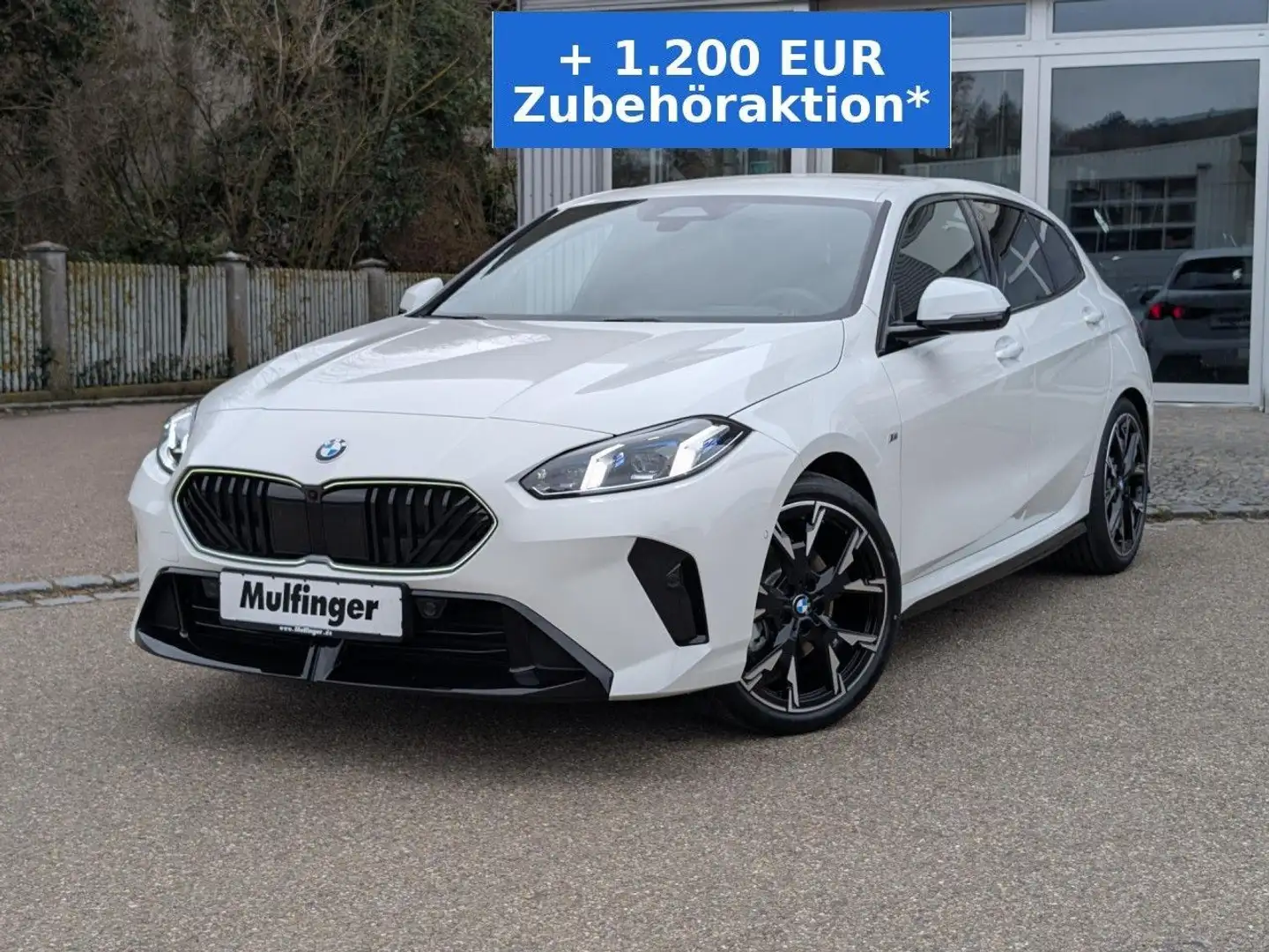 BMW 120 d M Sport HUD SuView Ad-LED H/K Lenkradh.AHK Weiß - 2