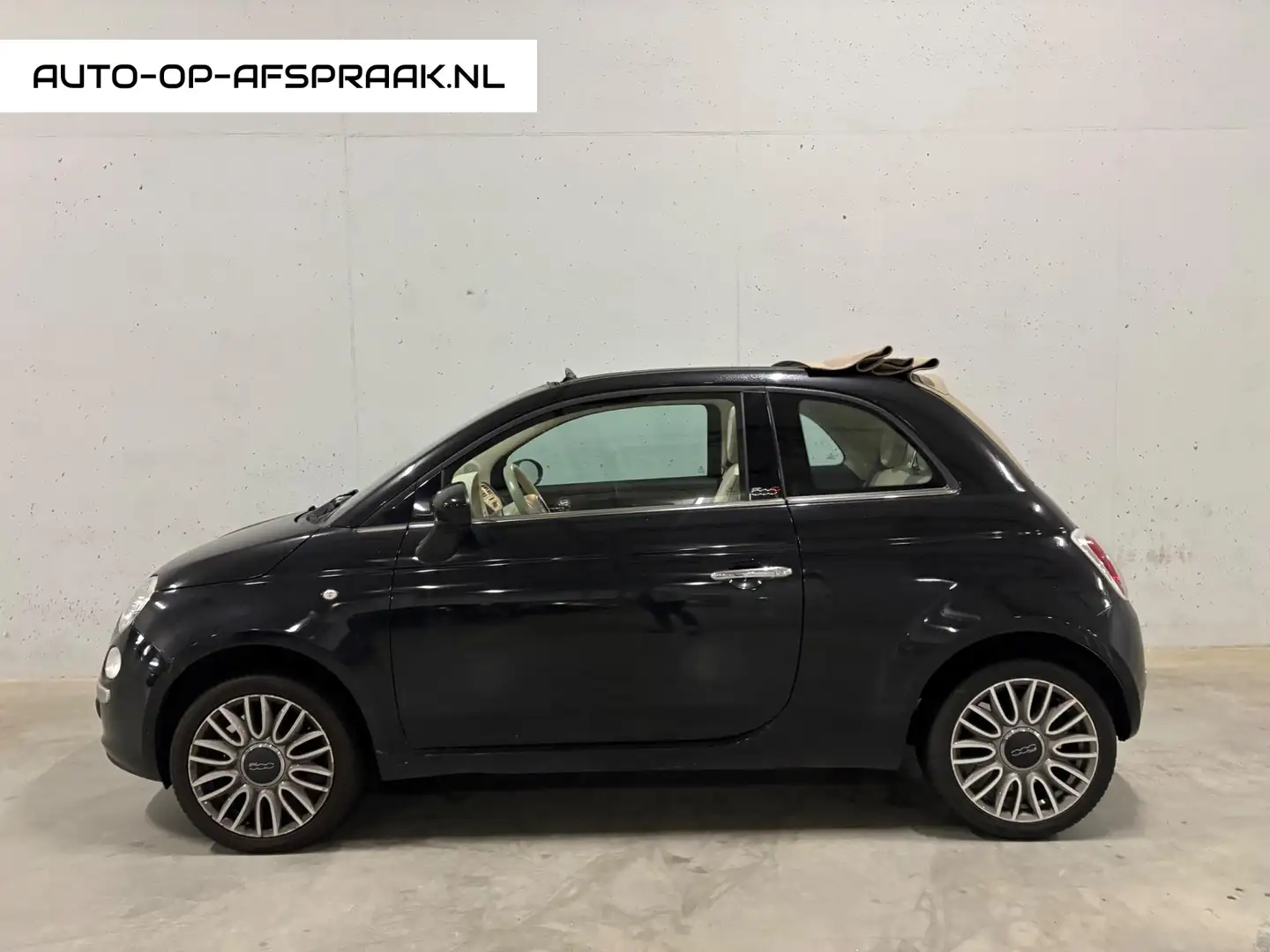 Fiat 500C 1.2 Airco Cabrio PDC APK NAP Noir - 1