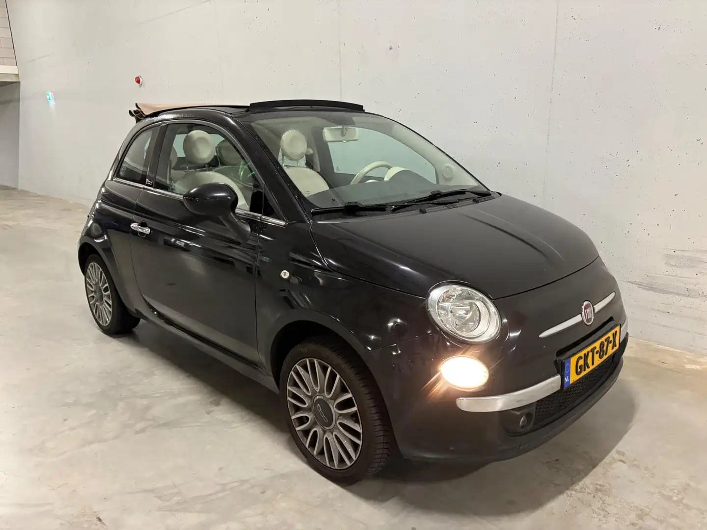 Fiat 500C 1.2 Airco Cabrio PDC APK NAP Noir - 2