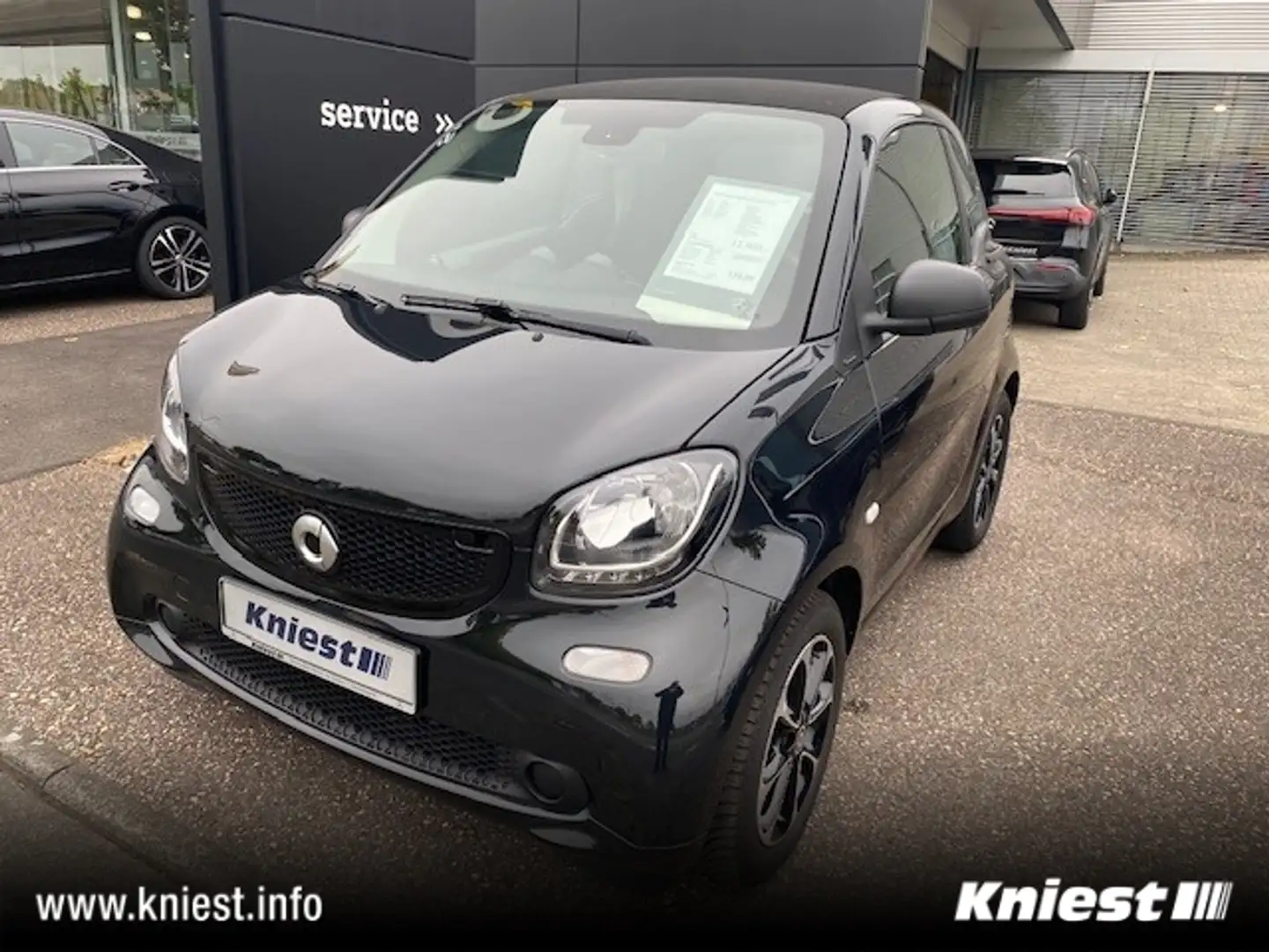 smart forTwo coupe Passion Automatik 66kW, AC, SHZ, Freisprech. Noir - 1