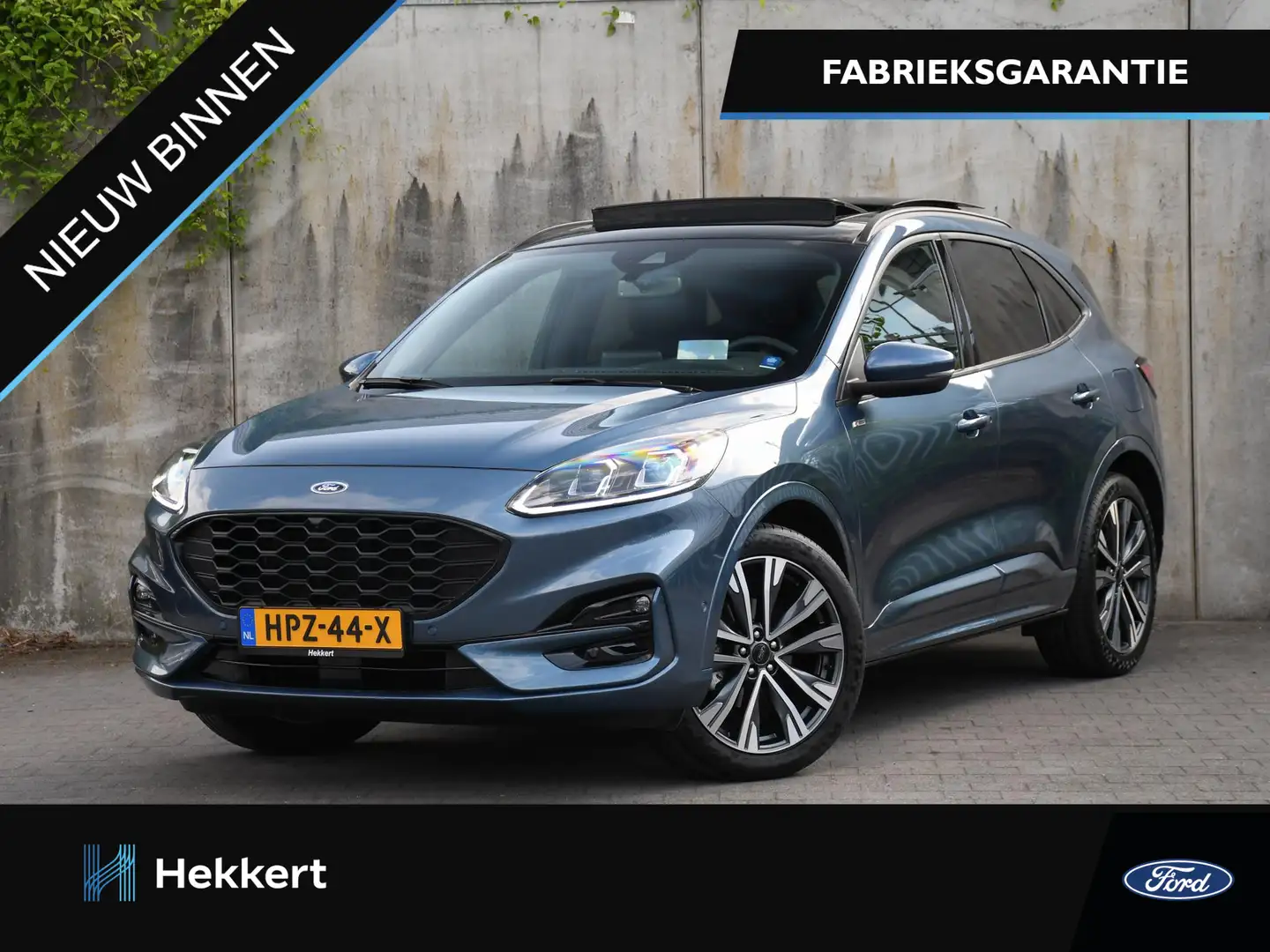 Ford Kuga ST-Line X 2.5 FHEV 190pk Automaat SCHUIF-DAK | WIN Bleu - 1