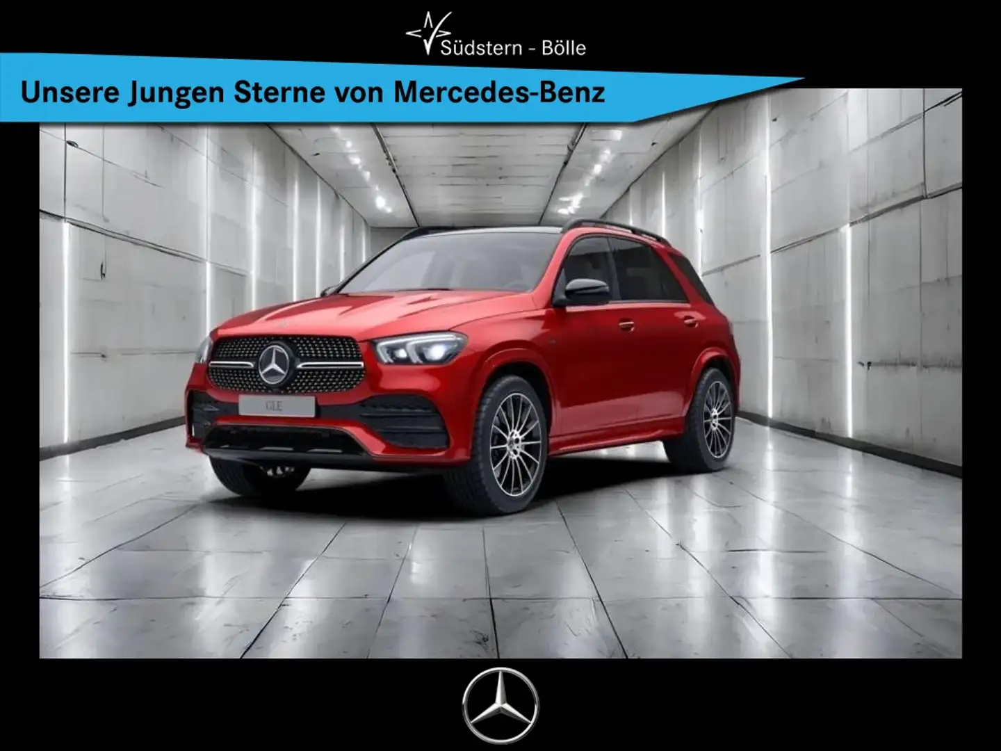 Mercedes-Benz GLE 350 de 4M AMG+PANO+AIRM.+DISTR.+BURM.+MULTIB Rouge - 1