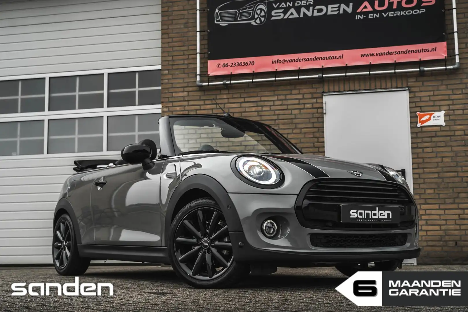 MINI Cooper Cabrio 1.5 Chili|NAP|CarPlay|H&K|Cam|Stoelverw. Gris - 1