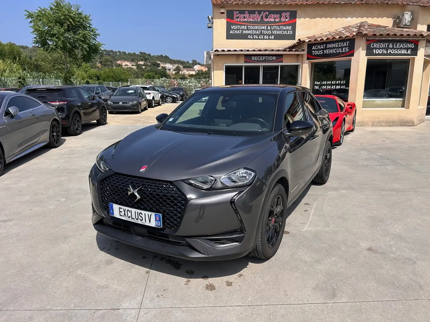 DS Automobiles DS 3 Crossback PURETECH 130CH PERFORMANCE LINE AUTOMATIQUE 7CV Gris - 1