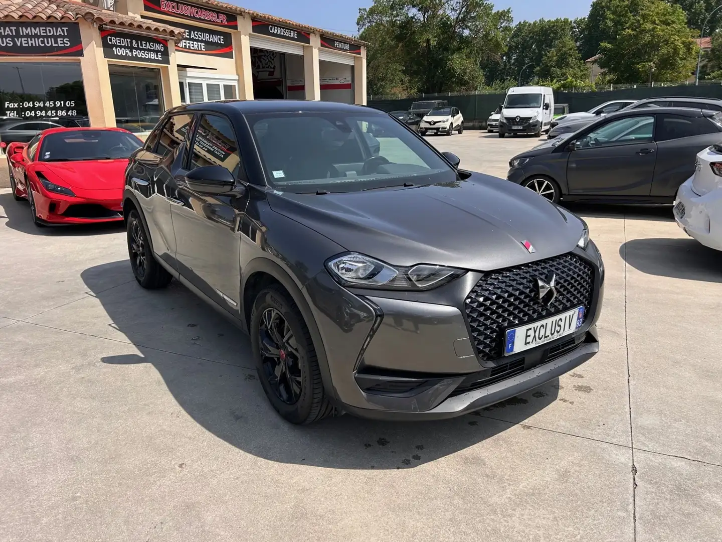 DS Automobiles DS 3 Crossback PURETECH 130CH PERFORMANCE LINE AUTOMATIQUE 7CV Gris - 2