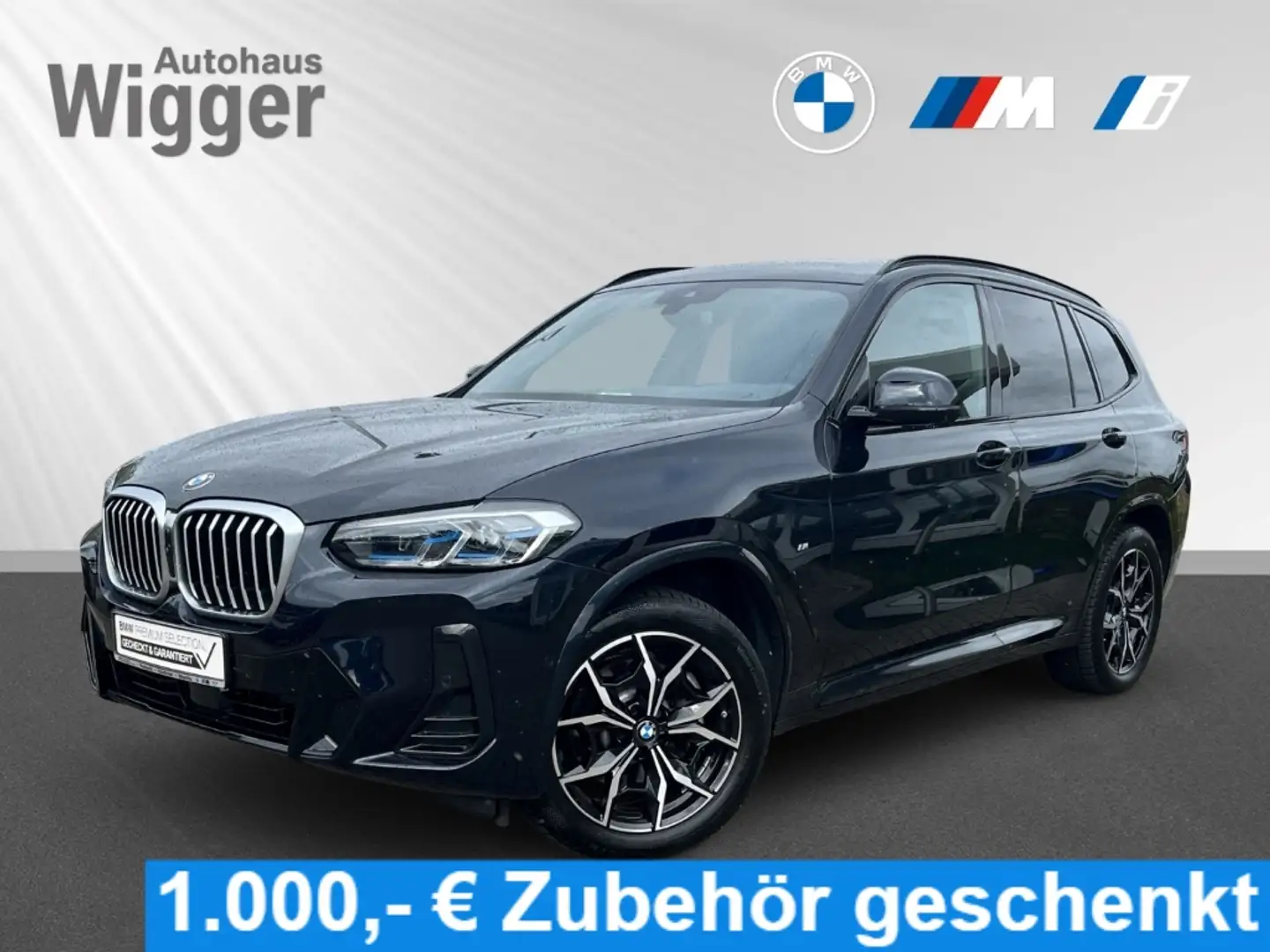 BMW X3 30i xDrive M Sport/HUD/AHK/Panorama/Navigation Schwarz - 1