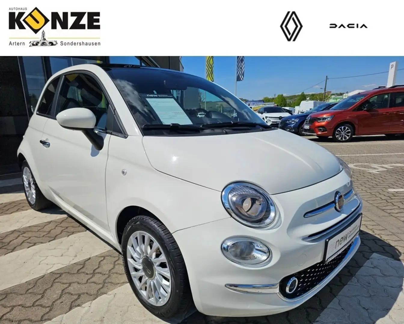 Fiat 500 Club Mild-Hybrid 1.0 *Pano/Klimaaut/EPH* Weiß - 1