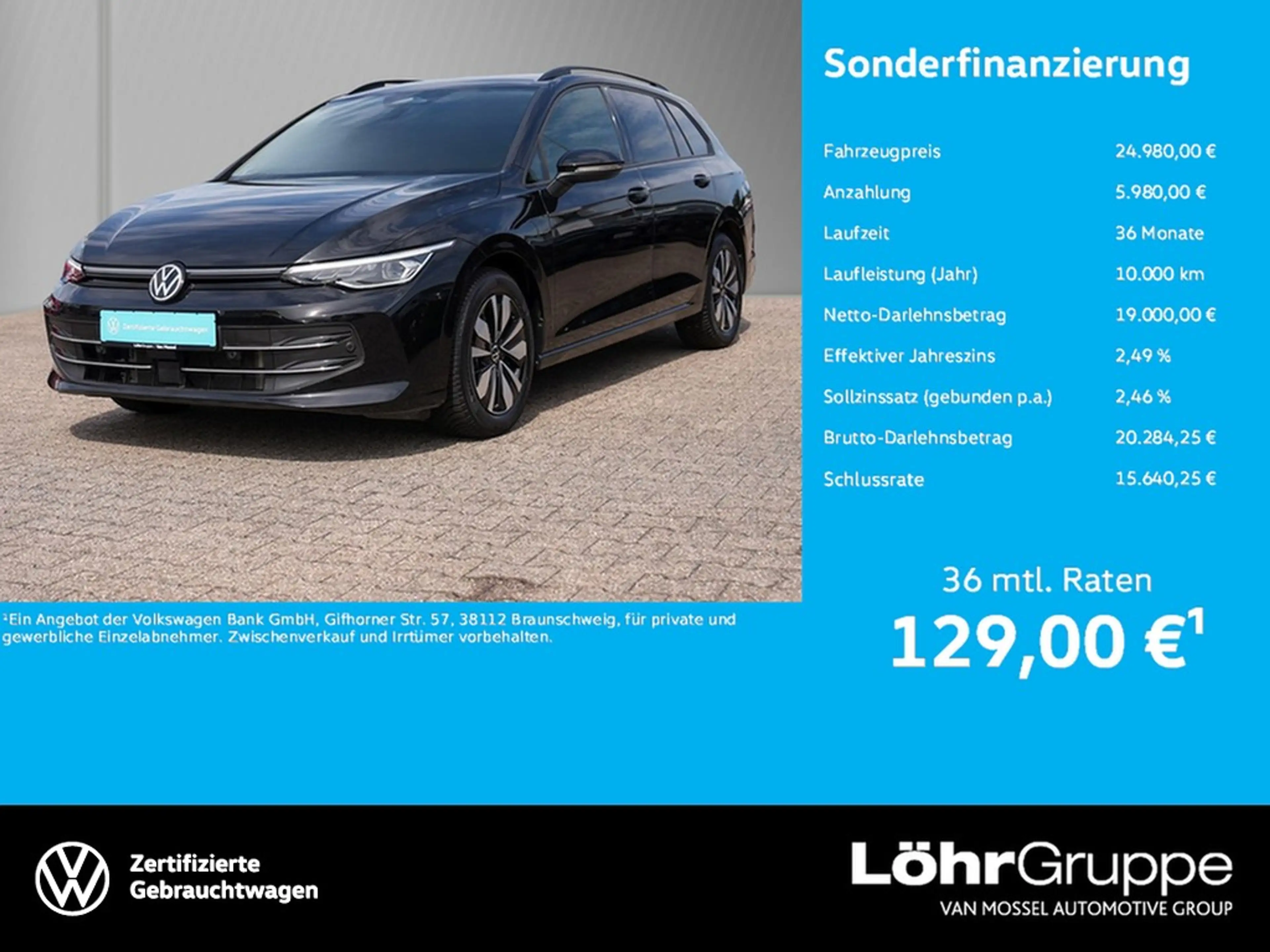Volkswagen Golf VIII Variant 1.5 TSI GOAL /Navi/LED/AHK/RFK