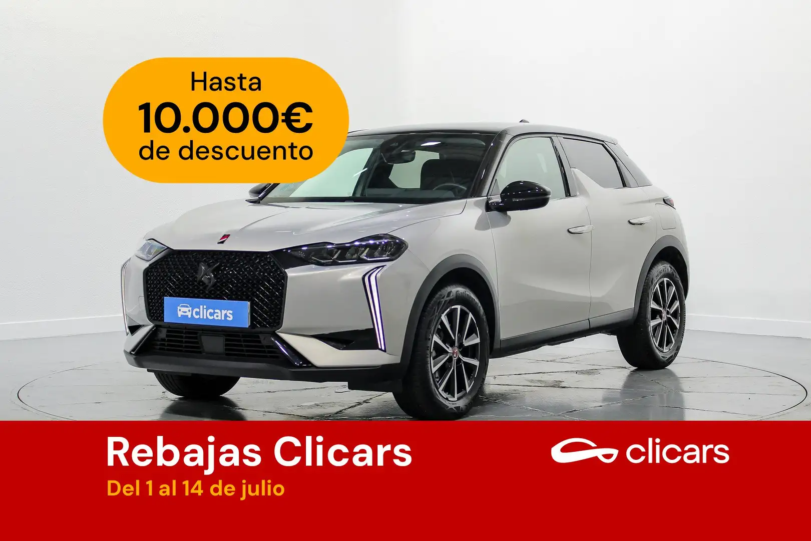 DS Automobiles DS 3 Crossback BlueHDi Performance Line 130 Aut. Silver - 1