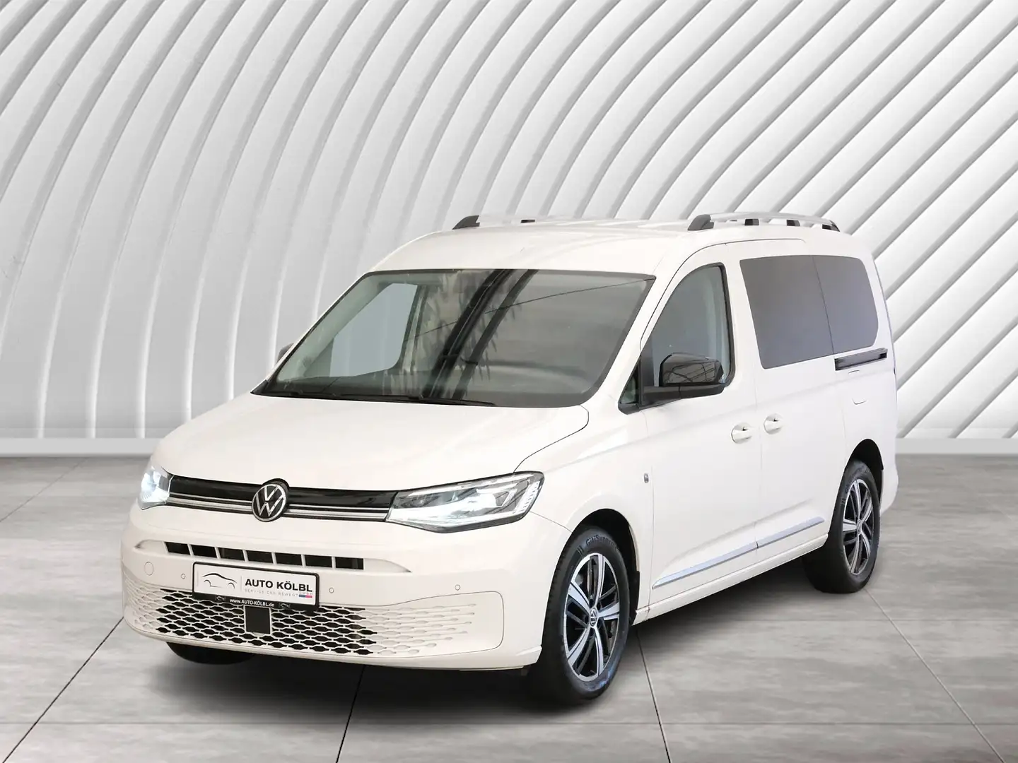 Volkswagen Caddy Maxi Style AHK NAVI Standh. LED PDC V+H Weiß - 1