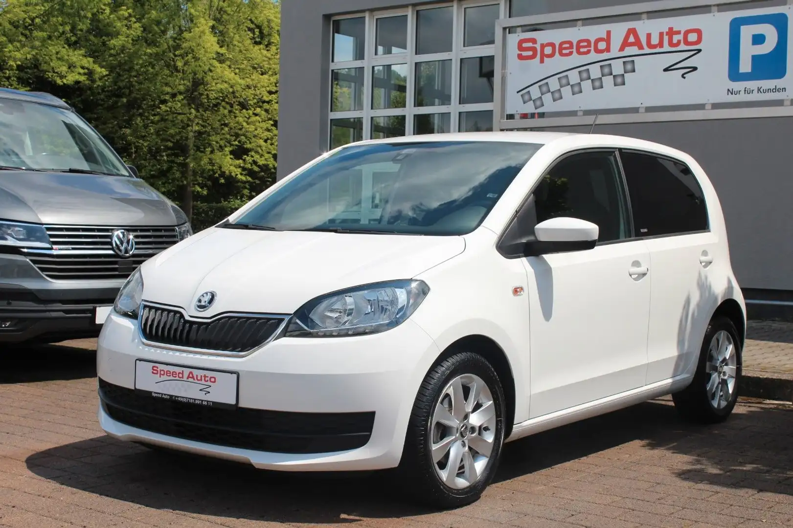 Skoda Citigo Clever KLIMA/SITZH./TEMPOMAT/ALU/PDC Weiß - 1