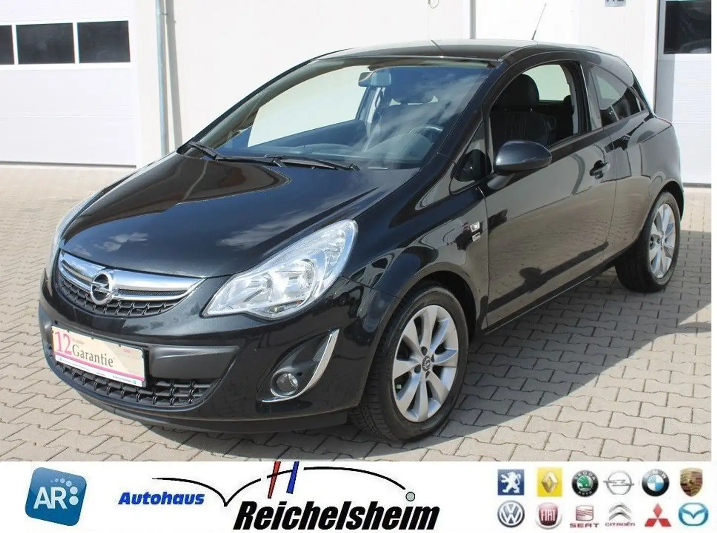 Opel Corsa wenig Km,gepfegt.,Leder,Klima,uvm,Finanz Zwart - 1