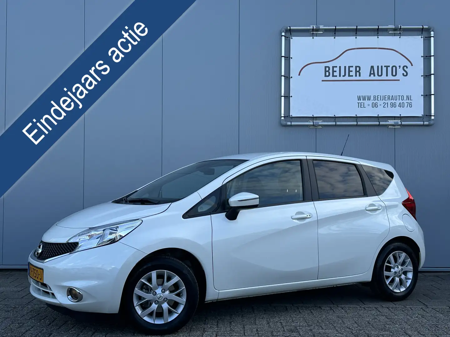 Nissan Note 1.2 Connect Edition van € 11.395,- voor € 10.895,- Wit - 1