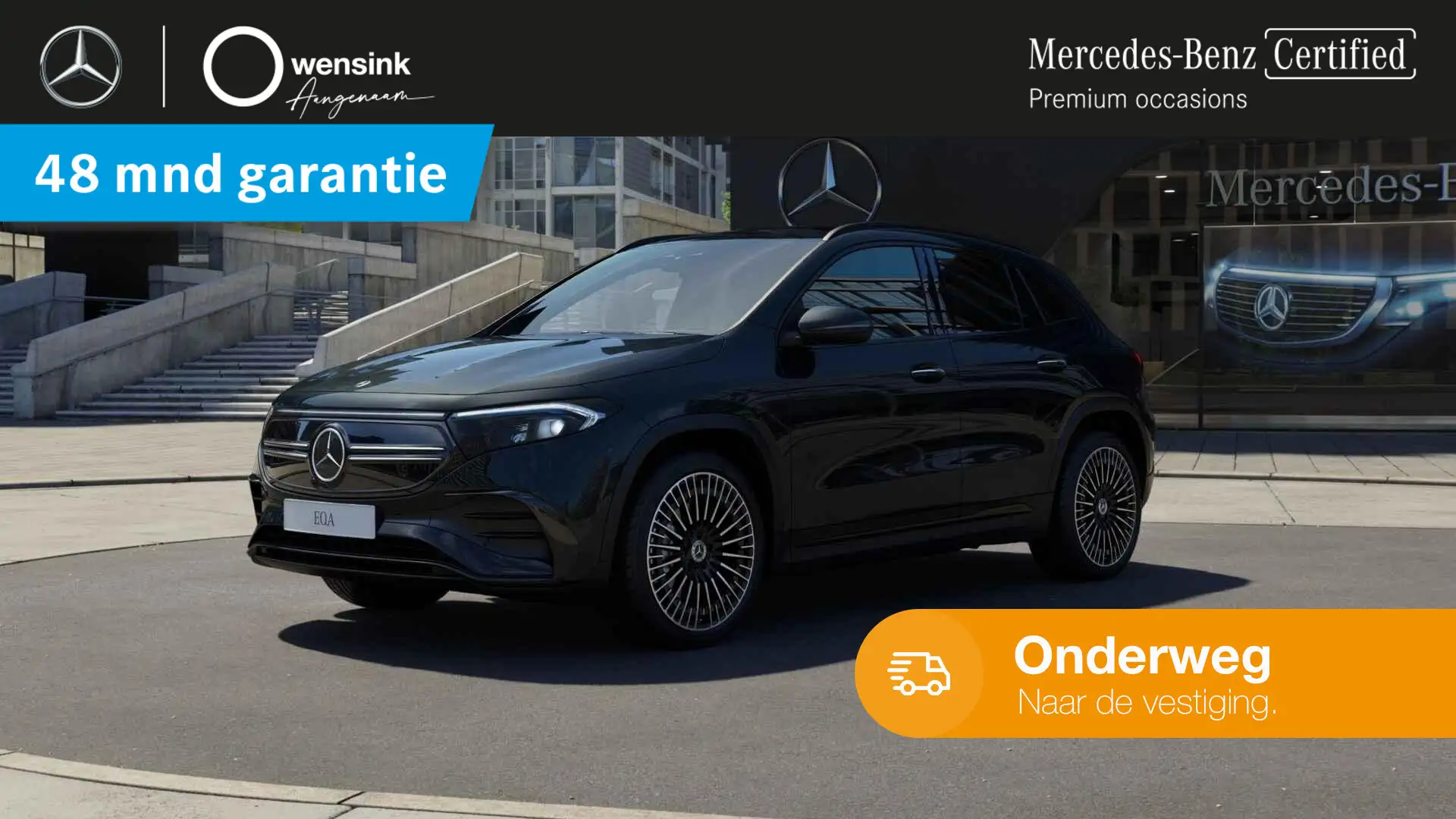 Mercedes-Benz EQA 250 AMG Line 67 kWh | Night | Panoramadak | 20" lichtm Zwart - 1