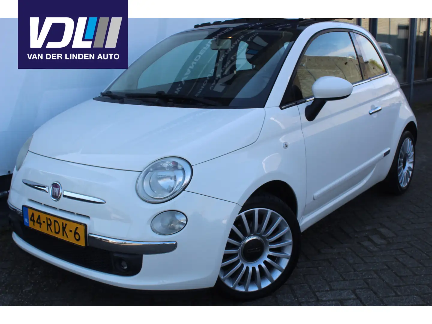 Fiat 500 0.9 TwinAir Pop Elek ramen I Airco I Pano Wit - 1
