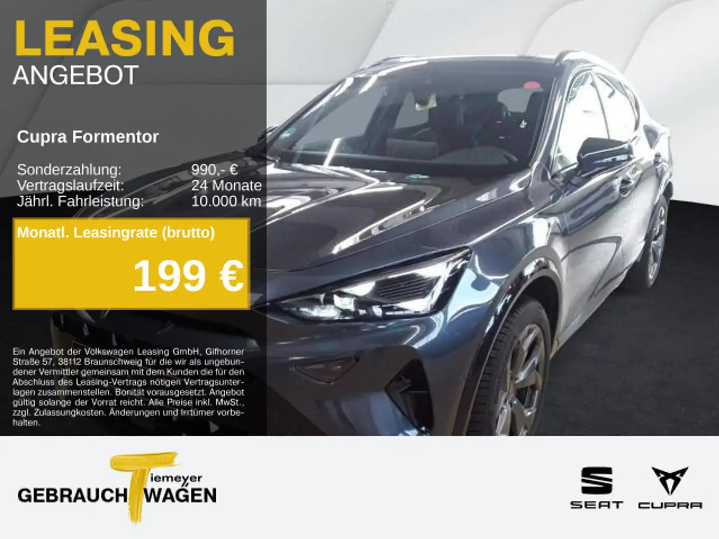 CUPRA Formentor 1.5 eTSI DSG SIDE-ASSIST 360° eKLAPPE Grau - 1