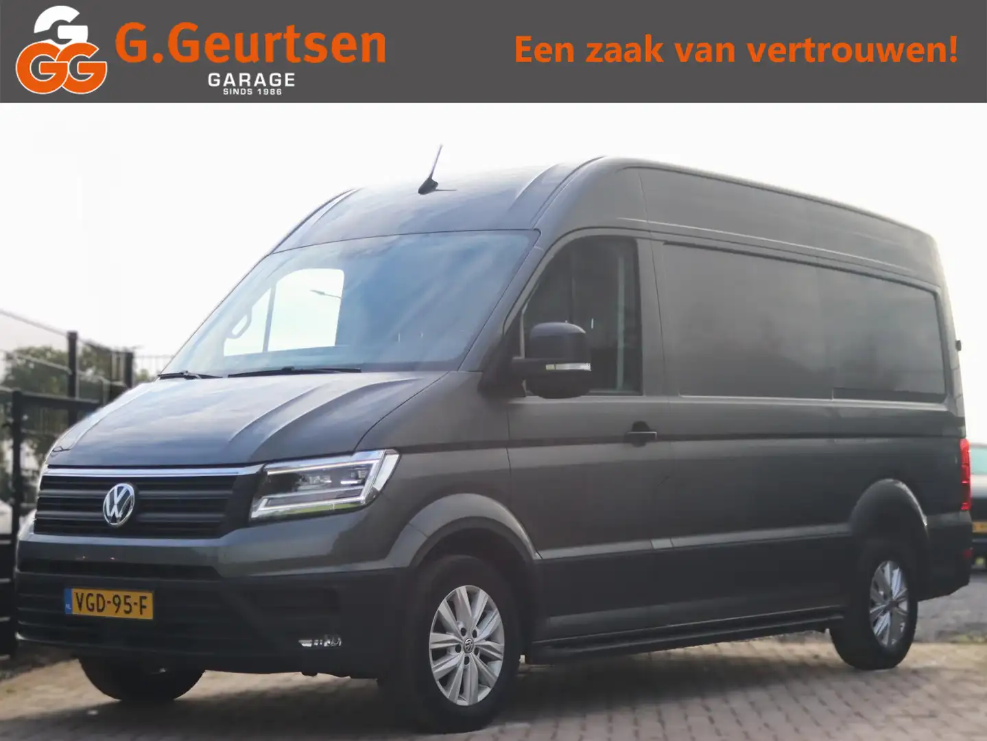 Volkswagen Crafter 35 Highline 2.0 TDI 177PK L3H3 Bi Led, Navigatie, Gris - 1
