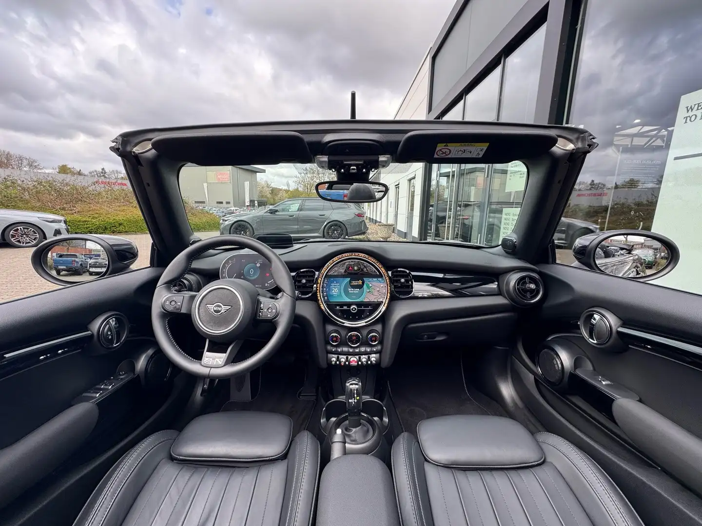 MINI Cooper Cabrio Cooper Cabrio HuD h&k LED RFK Leder Sportsitz DA Schwarz - 2