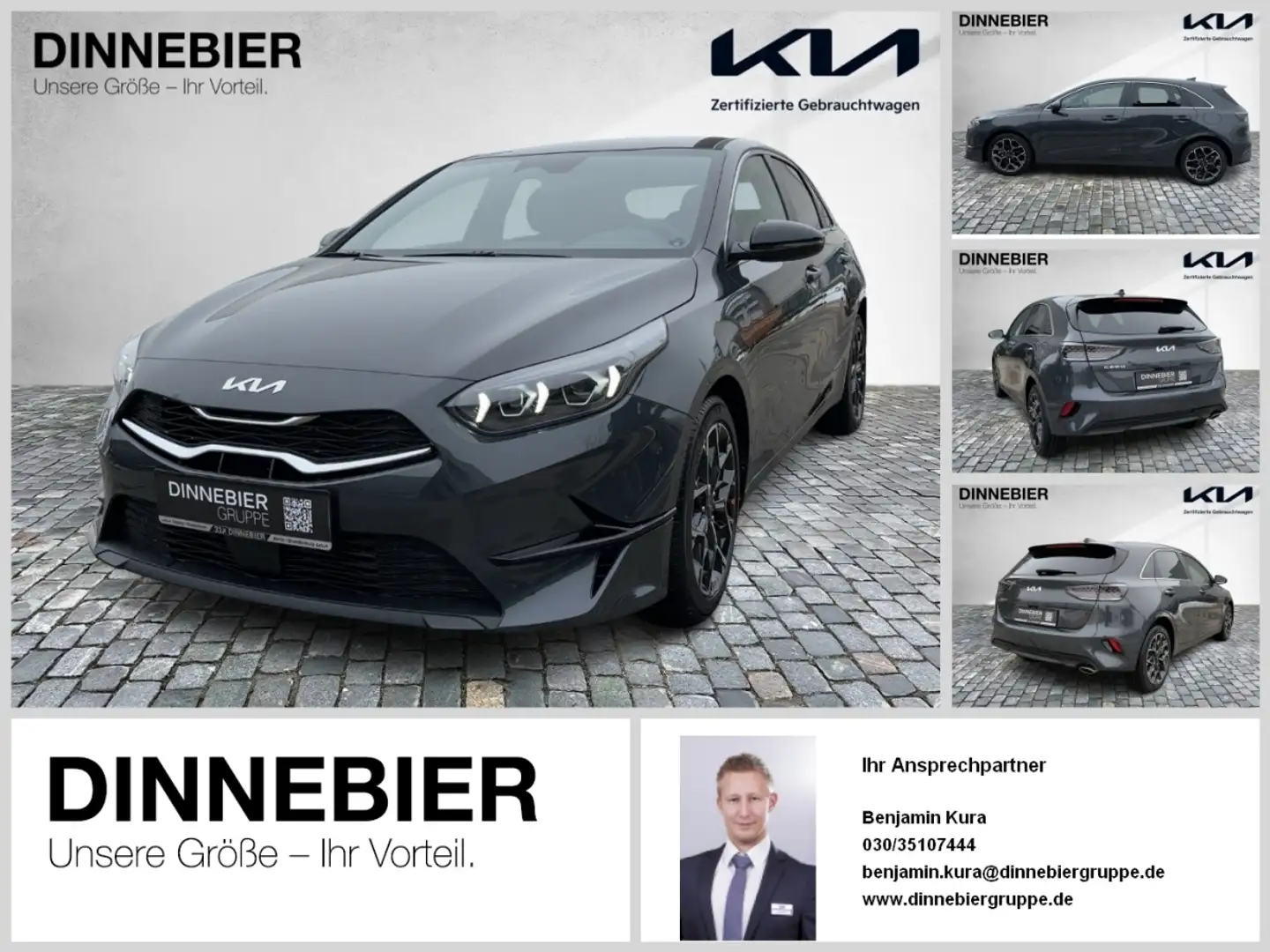 Kia Ceed / cee'd CEED Nightline Edition LED+Kamera+Navi+SHZ Grau - 1