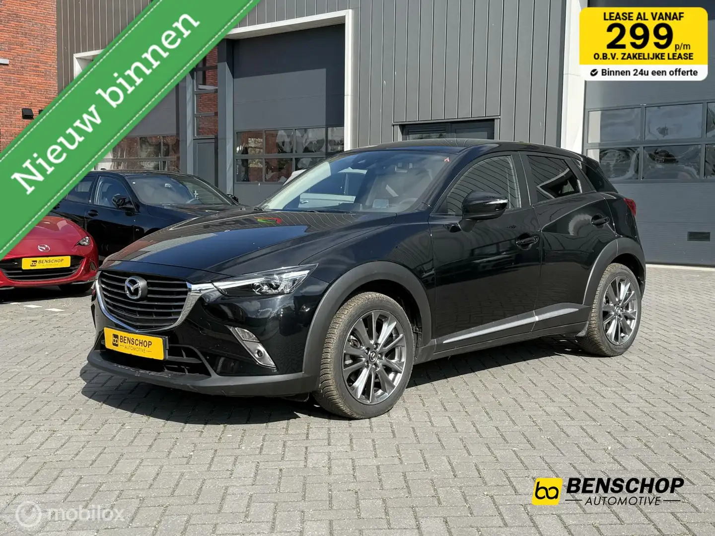 Mazda CX-3 2.0 SkyActiv-G 120 GT-Luxury Leer Navi Camera HUD Zwart - 1